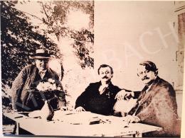Rippl-Rónai, József - József Rippl-Rónai with his brothers, Ödön and Lajos